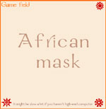 African mask