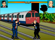 Downing street fight