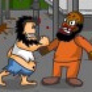 Hobo prison brawl