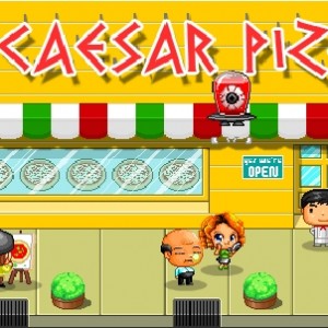 Caesar pizza