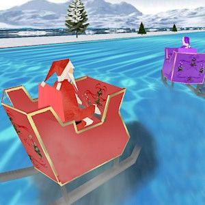 3d santa racing