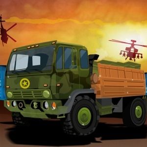 Military mission truck
