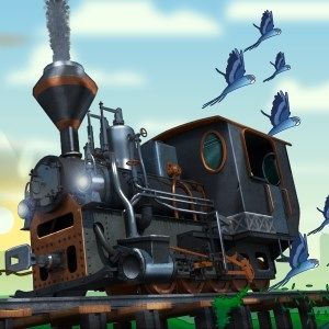 Train rush
