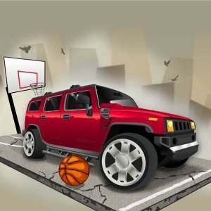 Basketball court parking